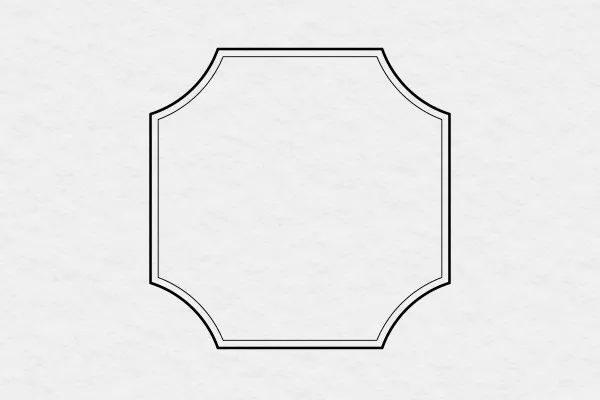 Rahmen für Schriftzüge und zur Logogestaltung – Polygone