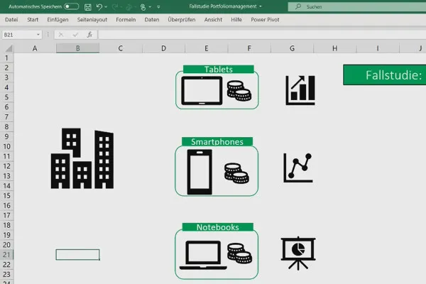 Statistiche con Excel: 2.1 Introduzione al caso di studio sul portafoglio di gestione