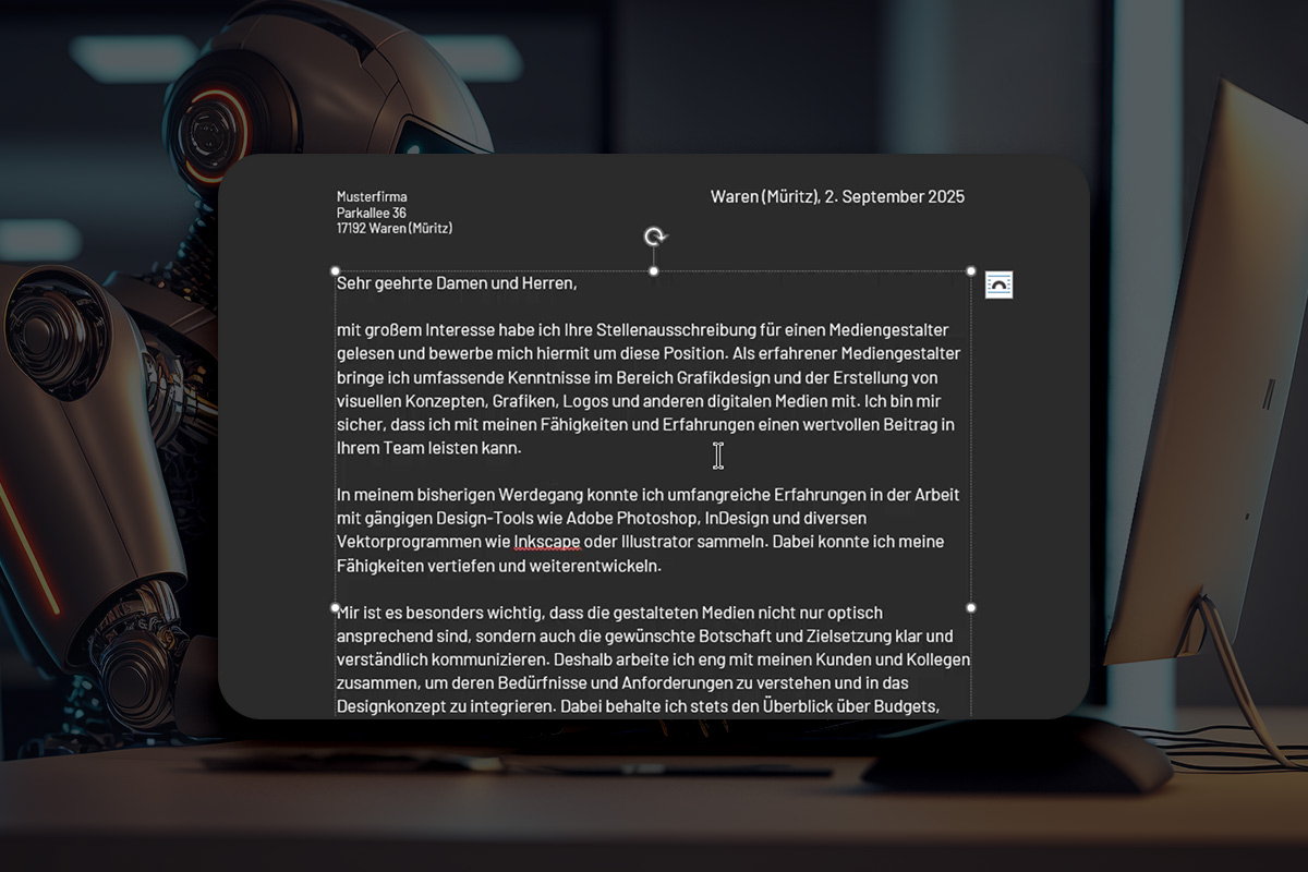 ChatGPT training: 04 | Create cover letter + cover letter for emails