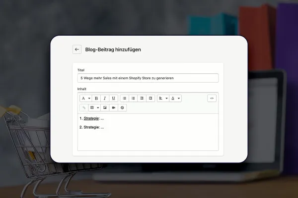 E-handelsguide: 5.24 | Skapa blogginlägg