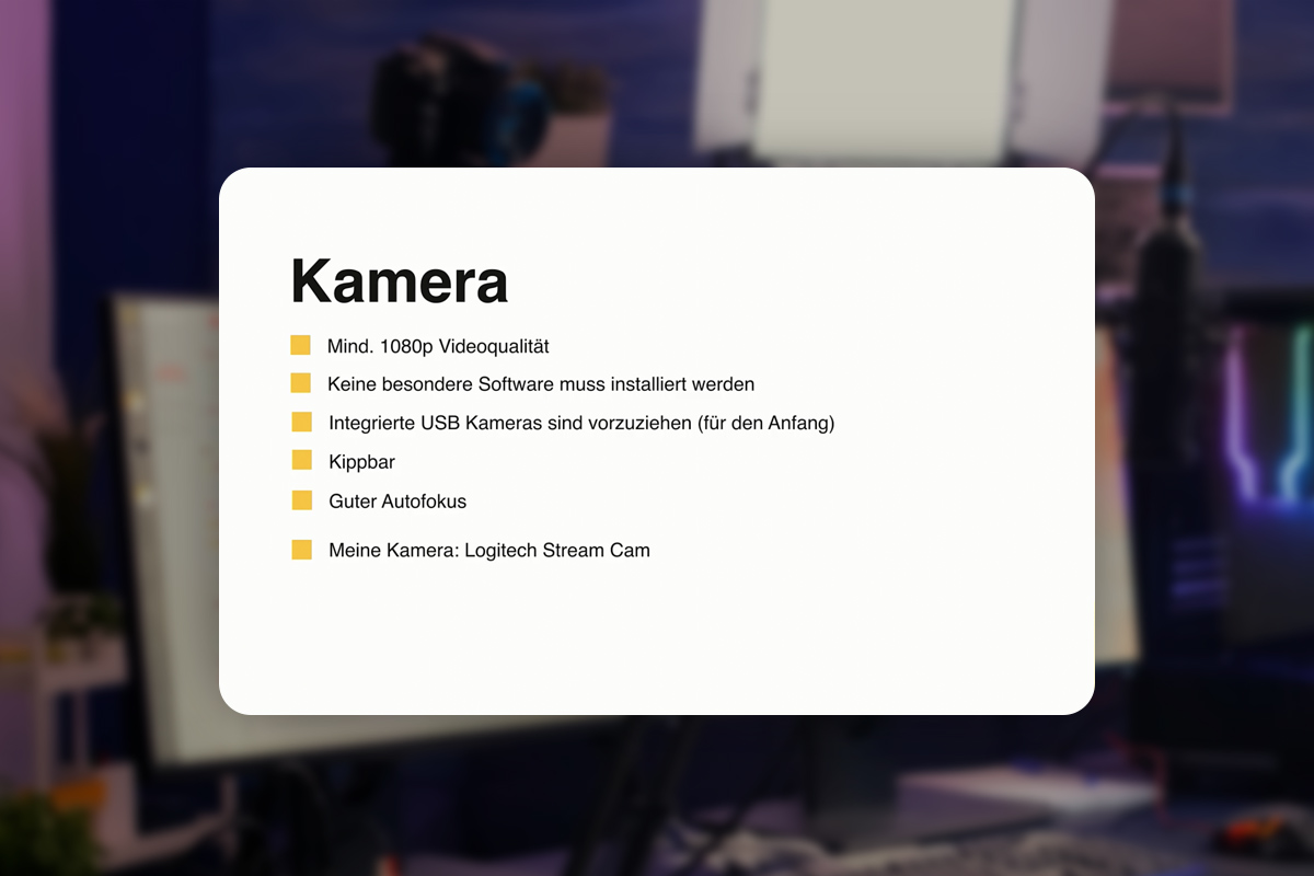 Direktsändningsguide: 4.2 | Välja rätt kamera