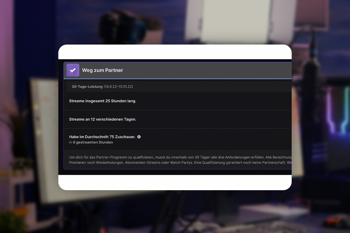 Liveströmning-tutorial: 6.5 | Hur blir man en Twitch-partner?