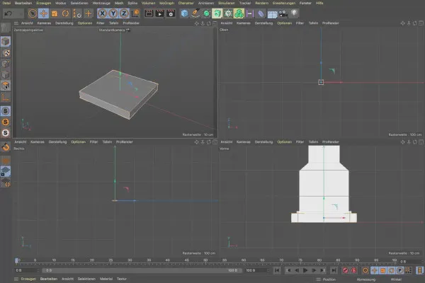 Cinema 4D-Tutorial "Underground": 1.2 번주
