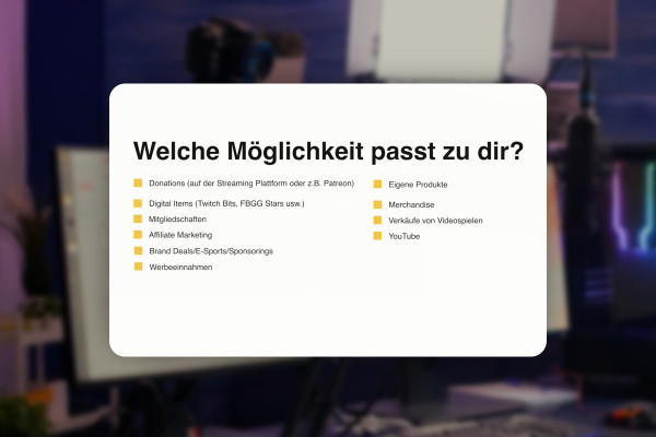 Livestreaming tutorial: 6.1 | Fordele og ulemper ved monetære muligheder