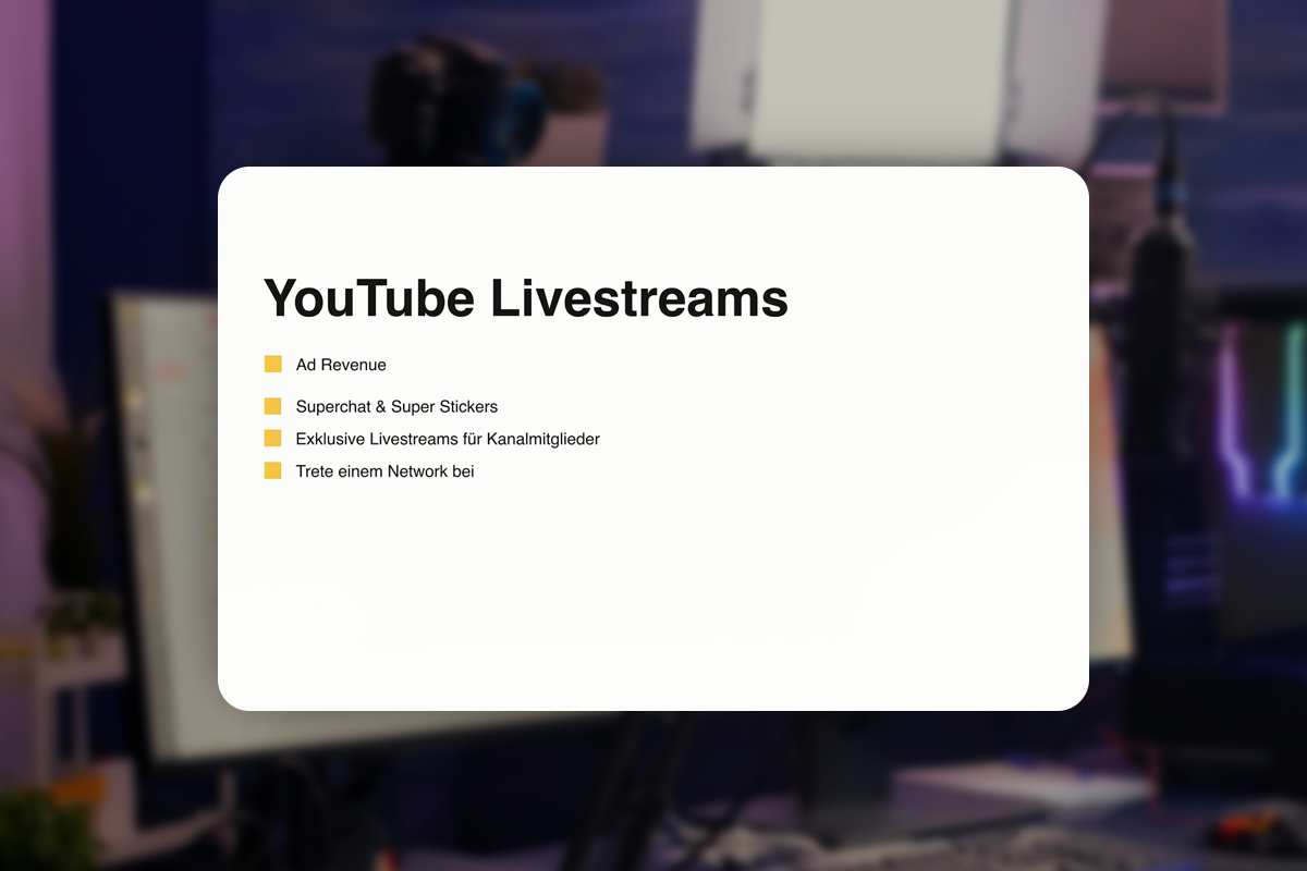 Livestreaming-guide: 7.5 | Alla sätt att tjäna pengar på YouTube-liveströmmar