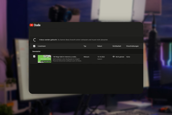 Livestreaming-handledning: 7.4 | Taggar och starta livestream