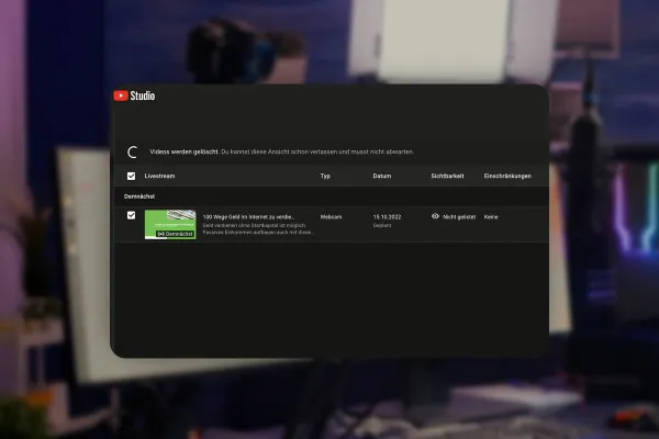 Livestreaming-handledning: 7.4 | Taggar och starta livestream