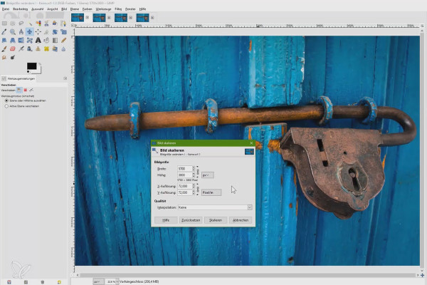 Retouche d'image avec GIMP : le tutoriel pratique - 3 Modifier la taille de l'image