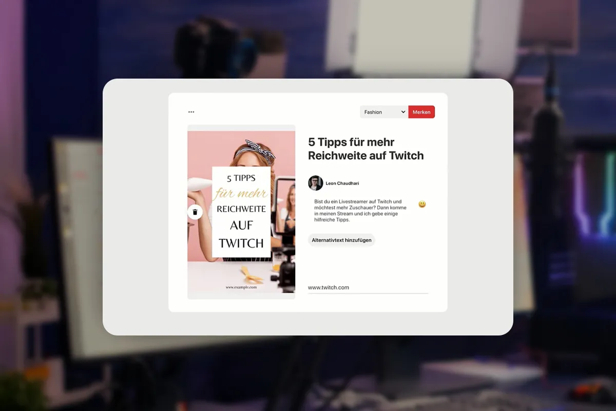 라이브 스트리밍 튜토리얼: 10.3 | 너의 라이브 스트리밍을 위해 Pinterest 활용하기