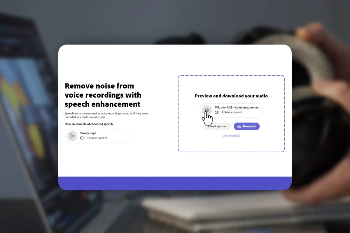 오디오 녹음 개선: 01 | Adobe 팟캐스트 - 인공지능 테스트