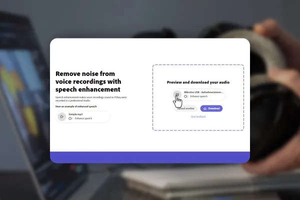 오디오 녹음 개선: 01 | Adobe 팟캐스트 - 인공지능 테스트