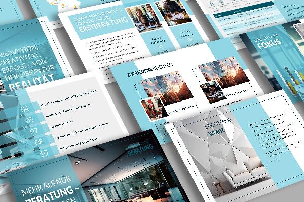 Modello di presentazione in stile consulenziale per coach e consulenti