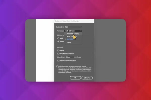Adobe Illustrator: 3.1 | Zmiana rozmiaru obrazu i rozdzielczości (DPI)