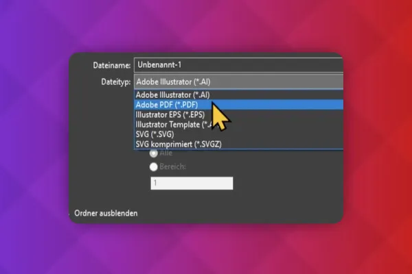 Adobe Illustrator: 4.2 | Eksportuj do formatu PDF