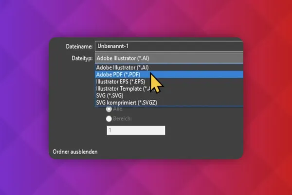 Adobe Illustrator: 4.2 | PDF exportieren