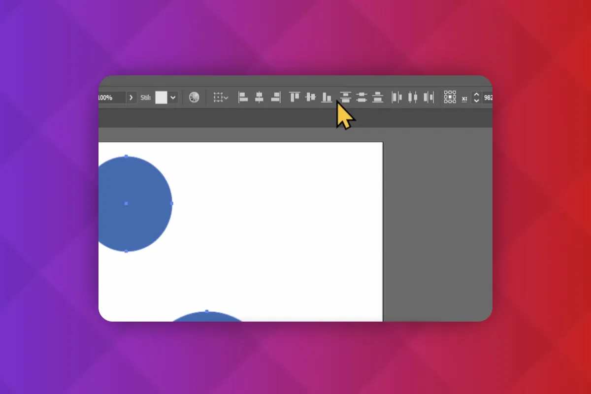 Adobe Illustrator: 5.1 | Ausrichten und verteilen