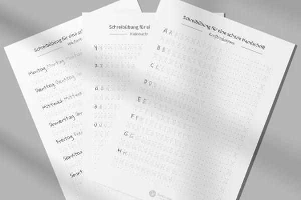 Schöne Handschrift – Vorlage 02