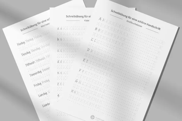 Schöne Handschrift – Vorlage 03