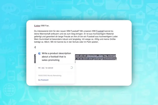 Instrumente KI pentru texte: 2,5 | Compose - Niciodată mai scrieți singuri e-mailuri?!