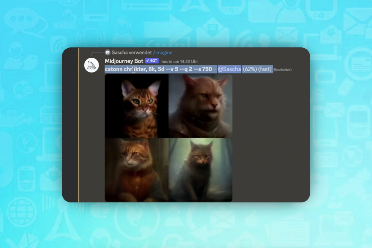 Resimler için KI: 04 | Midjourney - özel Discord sunucusu: İşte nasıl yapılır!