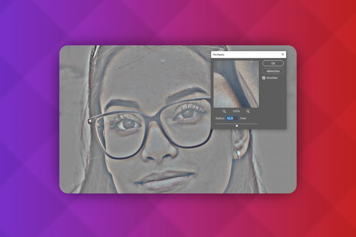 Photoshop-teknikker: 2.11 | Frekvensskille