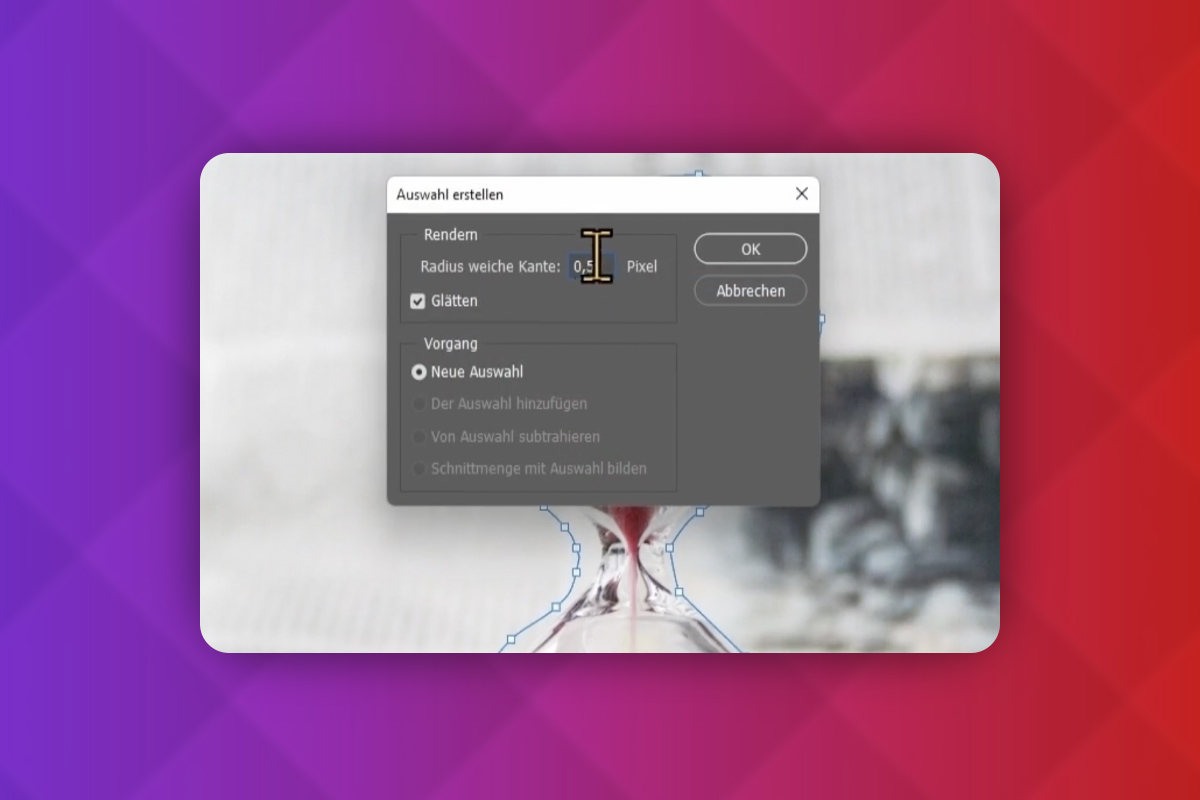 Photoshop-teknikker: 2.13 | Utvalg av glass