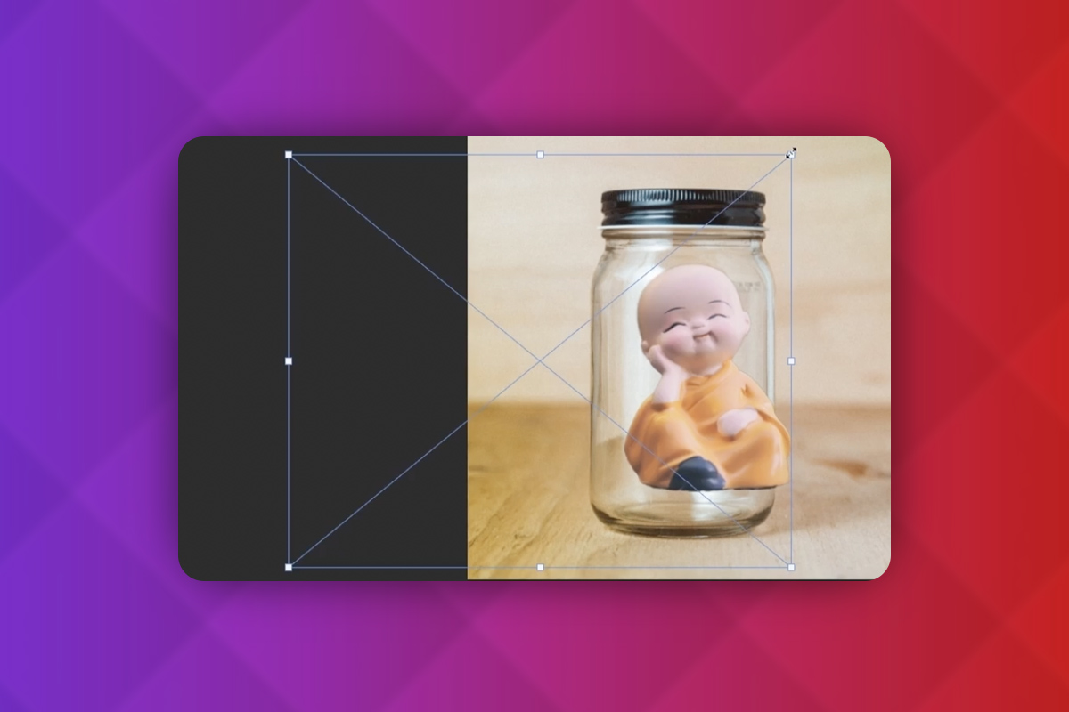 Photoshop-teknikker: 2.25 | Sett et objekt inn i et glass