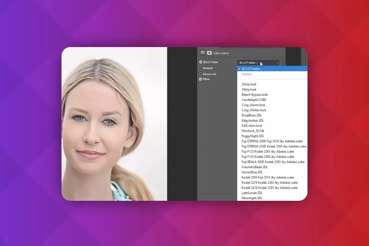 Tecniche di Photoshop: 2.23 | Creare, esportare ed importare LUT.