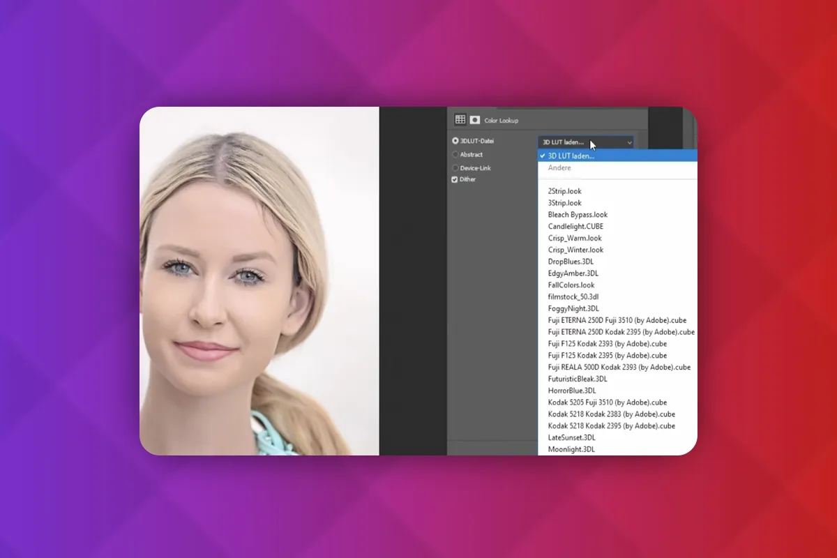 Photoshop-Techniken: 2.23 | LUTs erstellen, exportieren & importieren