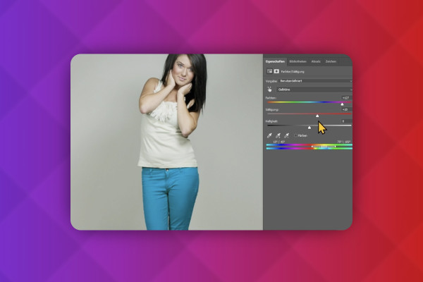 Photoshop-Techniken: 2.29 | Farbe ändern und Bereiche umfärben
