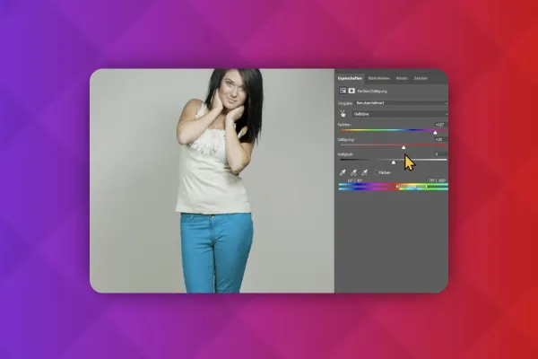 Photoshop-Techniken: 2.29 | Farbe ändern und Bereiche umfärben