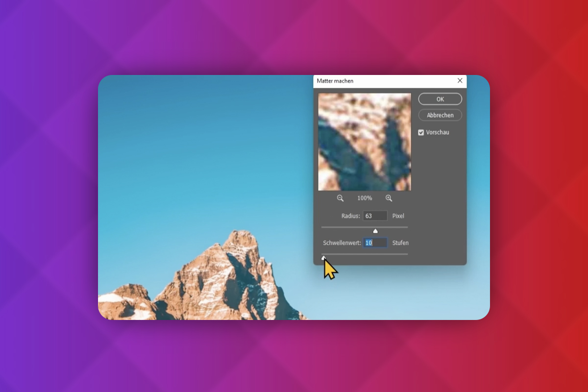 Photoshop-teknikker: 2.32 | Fjerne toningsstriper/banding