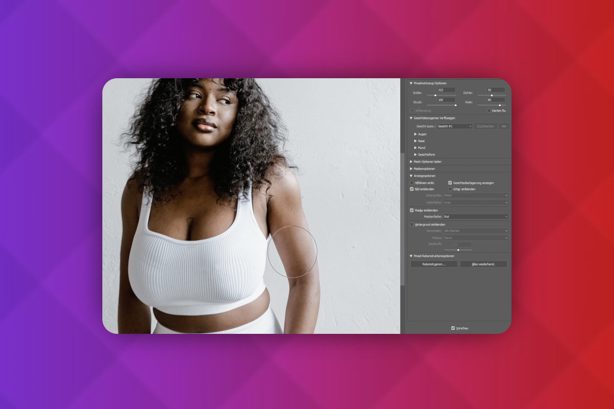 Photoshop-teknikker: 3.8 | Øke bryststørrelsen