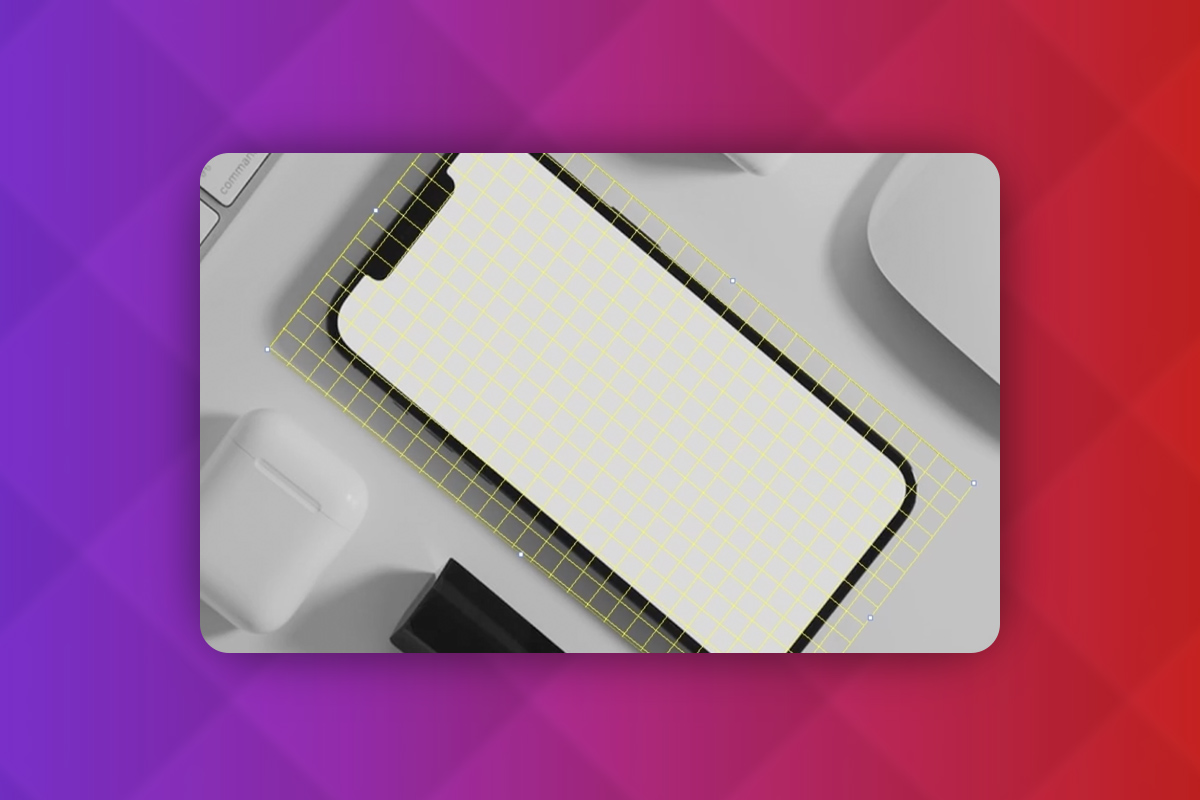 Photoshop-teknikker: 3.21 | Lage mockup for bilderamme og mobil.