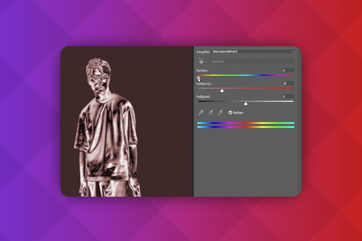 Photoshop-teknikker: 5.7 | Lage gyllen statue
