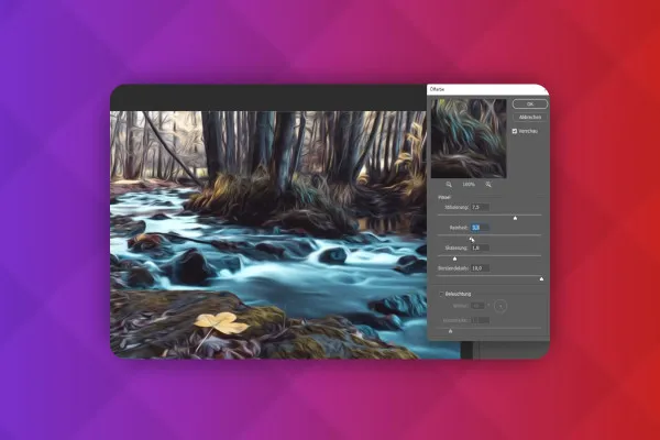 Tecniche di Photoshop: 5.11 | Creare un dipinto ad olio