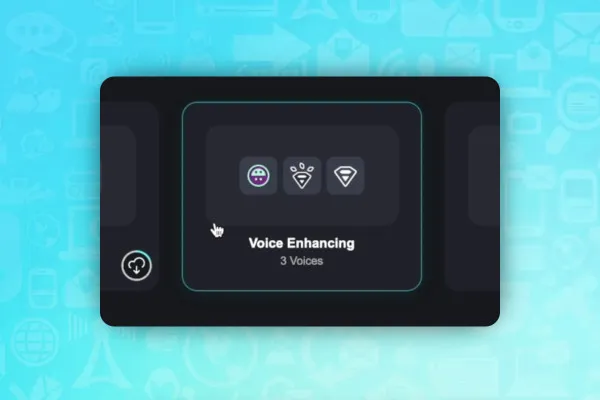 오디오/음성를 위한 AI: 2.2 | Voicemod - 목소리 조절