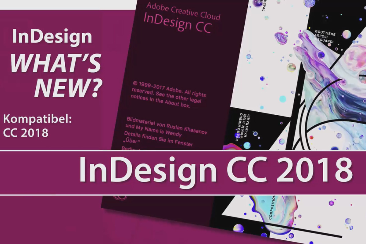 Nye funksjoner i Creative Cloud: InDesign CC 2018 (oktober 2017)