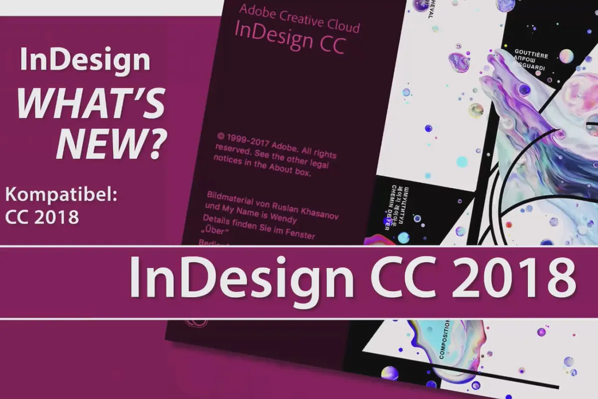 Нове в Creative Cloud: InDesign CC 2018 (жовтень 2017)