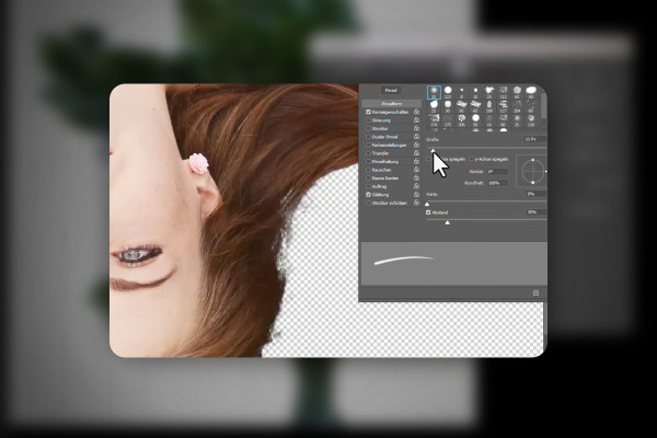 Freistellen mit Photoshop und KI: 04 | Photoshop kann dank KI super einfach Haare freistellen, bedarf aber manchmal Hilfe