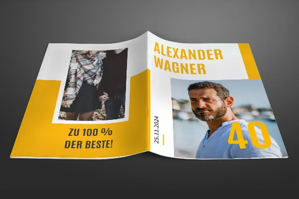 Vorlage für die perfekte Geburtstagszeitung – Version 3