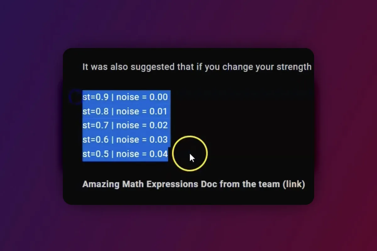 Stable Diffusion Deforum: 5.7 | Noise Schedule und Strength Schedule