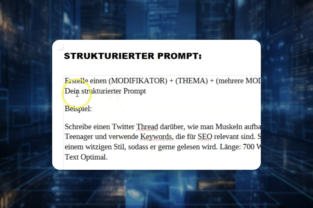 Google Gemini: 3.6 | Strukturierte Prompt-Vorlage und Lernerfahrung