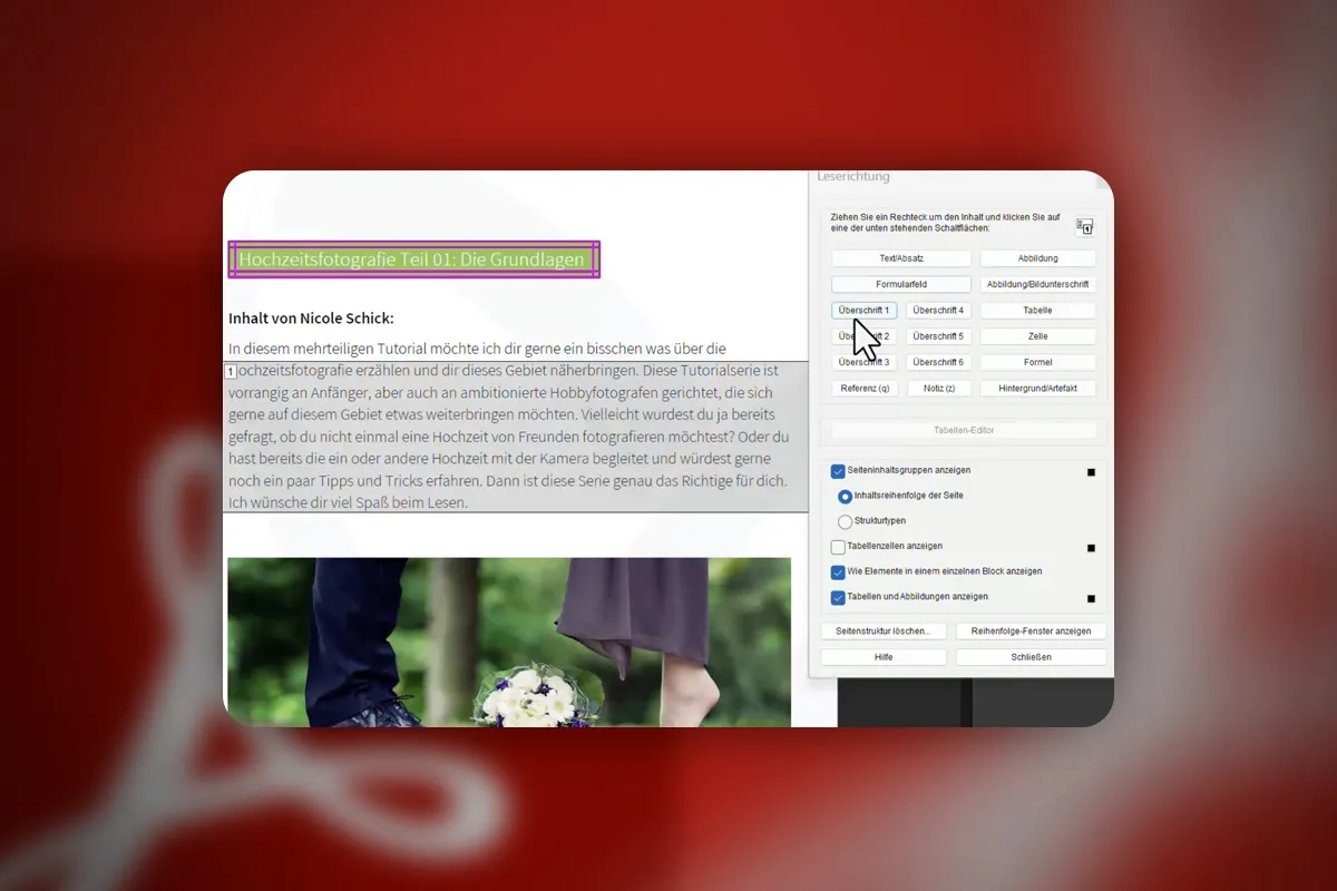 Top-Tipp in Acrobat: 2.5 | Barrierefreie PDFs mit wenigen Klicks