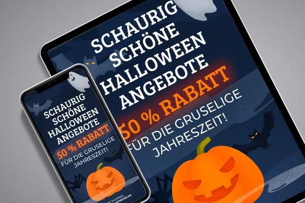 Template spanduk "Halloween
