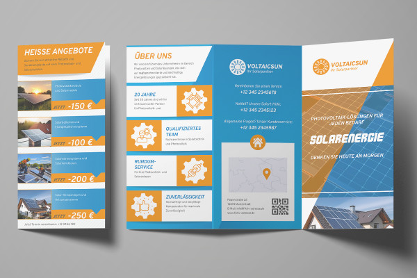 Flyer-mal i håndverksdesign for håndverksbedrifter
