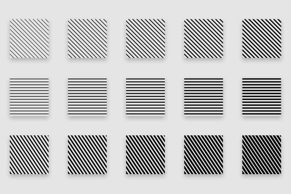 Halftone Patterns - Photoshop patterns for halftone grids: Lines 1