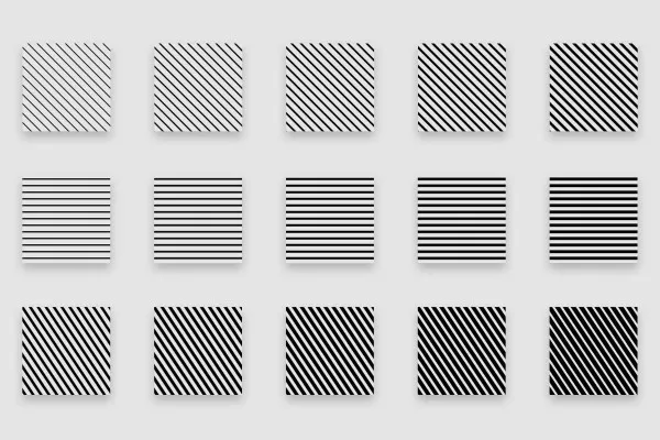 Halftone Patterns - Photoshop patterns for halftone grids: Lines 1