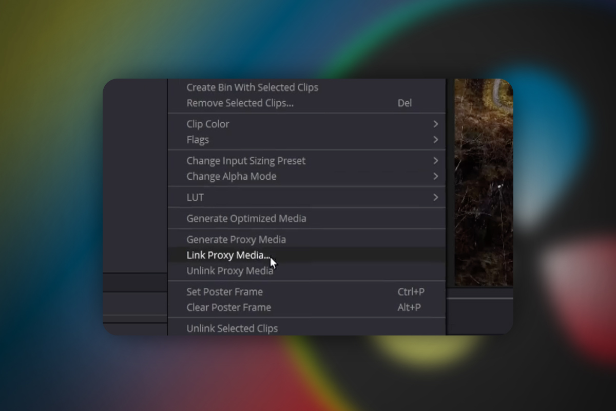 DaVinci Resolve: 2.6 | Proxy Media Videoer klippes raskere