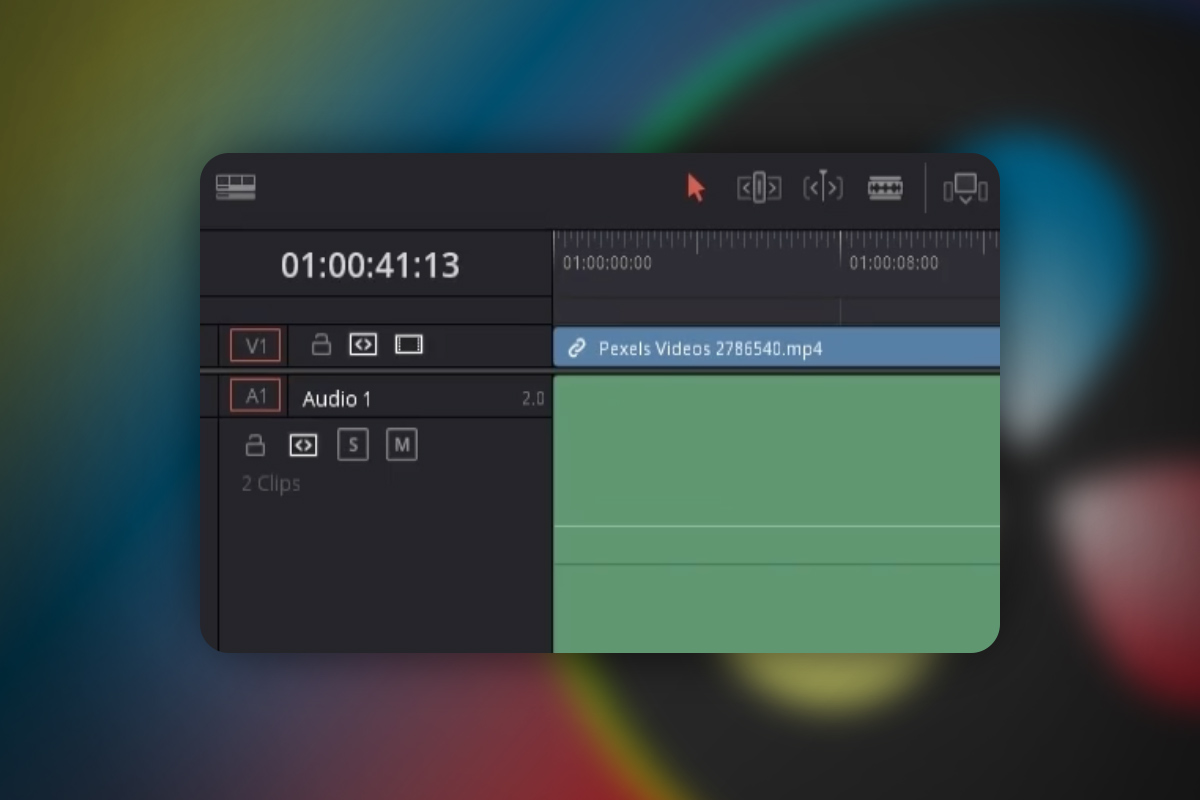DaVinci Resolve: 3.2 | Skjæremodus